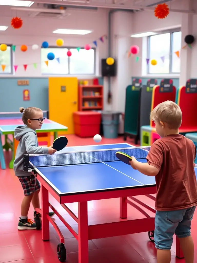 A photo of young players participating in a junior billiards program, emphasizing youth development and the future of the sport.